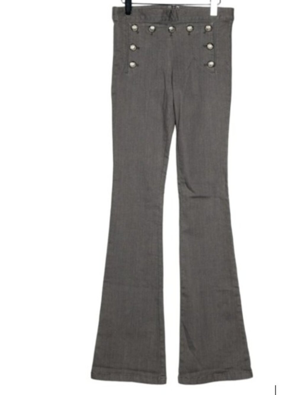 Veronica Beard Wide Leg Jeans Grey Size 4